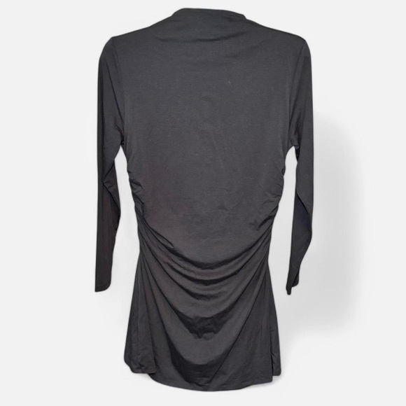 Abercrombie & Fitch Modal Collection mock neck long sleeve mini dress - Picture 5 of 7